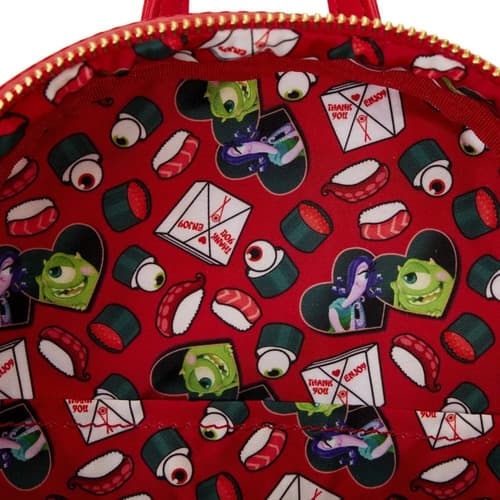 Loungefly Disney Mini Backpack Urbana Rojo Liso 5