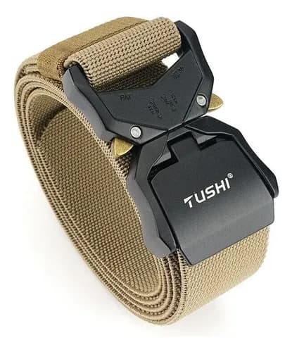 Cinturon Tactico Belt Alloy Buckle - A Pedido_exkarg Negro 125 Cm 3