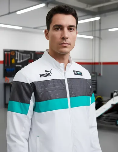 Campera Mens Puma Mapf1 Mercedes - A Pedido_exkarg Blanco 38
