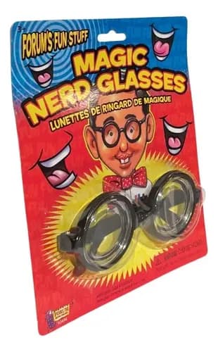 Anteojos De Nerd De Broma - A Pedido_exkarg Negro 3