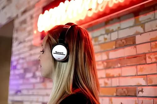 Auriculares Dj Numark Hf125 Plateado Monitoreo Over-ear Cable 1.8m Negro/plateado 7