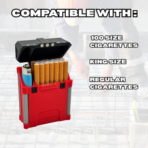 Cigarrera Milwaukee Packout Inspired  - A Pedido_exkarg Rojo 4
