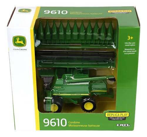 1:64 John Deere 9610 Combine Cosechadora Ertl Color Verde 5