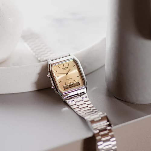 Reloj Casio Aq-230a - Edgy - Ø29,8mm - Unisex Malla 4a 4a 5