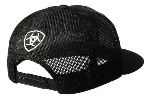 Gorra Ariat Aztec Black Flat Bill Para Hombre Negro Unitalla Geométrico 2