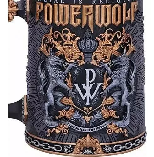 Jarra Tankard Powerwolf - A Pedido_exkarg Negro 3