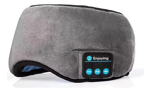 Máscara De Ojos Para Dormir Con Bluetooth - A Pedido_exkarg Negro