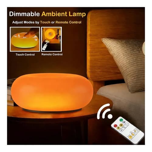 Lampara De Mesa Orange Donut - A Pedido Naranja 6