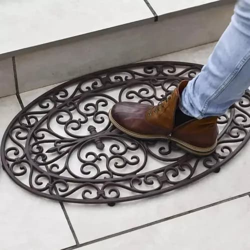 Alfombra De Puerta  Hierro Fundido - A Pedido_exkarg 3