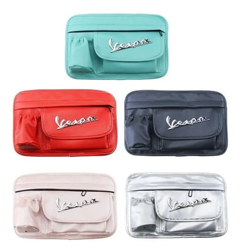 Alforja Portaobjetos Para Moto Vespa - A Pedido_exkarg Rojo 7