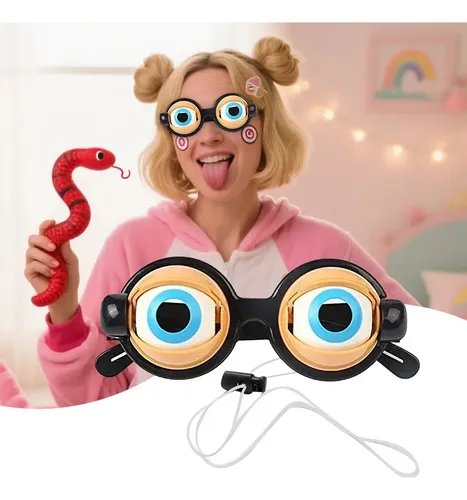 Juego De Broma Gafas Divertidas - A Pedido_exkarg Negro 2