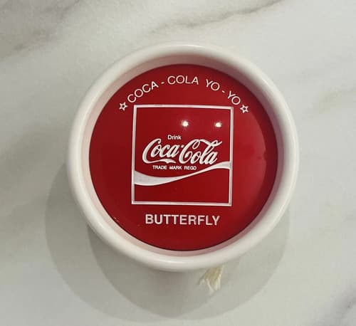 Yoyo Coca Cola Spinner Butterfly Japan Rojo 2