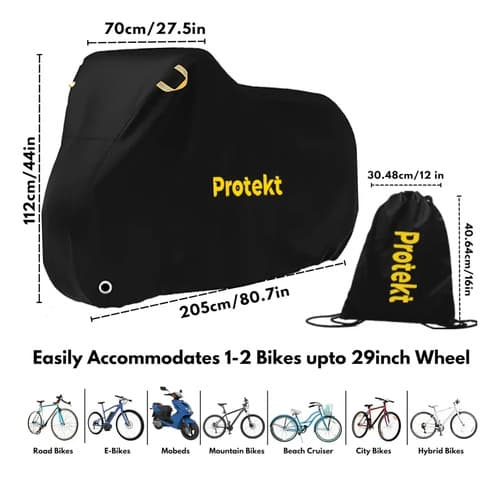 Funda Para Bicicleta Ultra Waterproof - A Pedido_exkarg Negro L 3