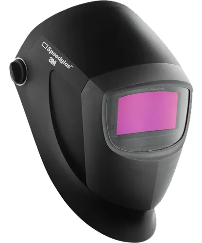 Casco De Soldadura Con Filtro Automático Y Diseño Ergonómico Negro Lisa