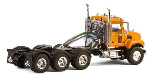 Camión En Miniatura Wsi Mack Granite 8x4 Usa 33-2019 Esc 1/50, Color Amarillo 2