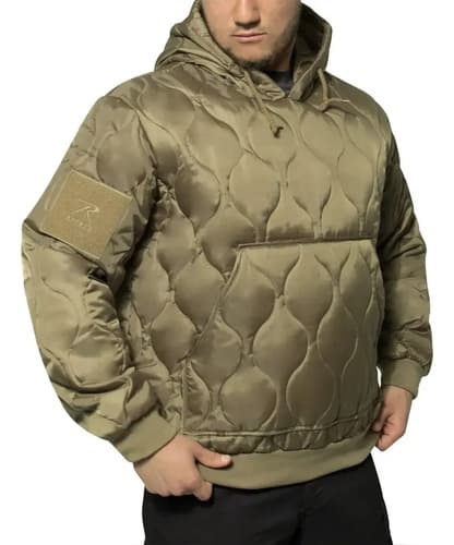 Hoodie Men's Quilted Woobie - A Pedido_exkarg S Verde 2