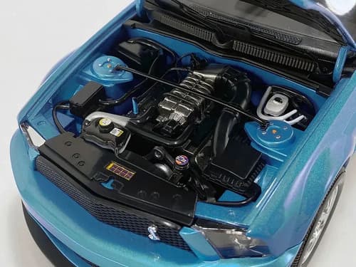 Auto 2007 Ford Shelby Gt500 Blue 1/18 - A Pedido_exkarg Azul Acero 2