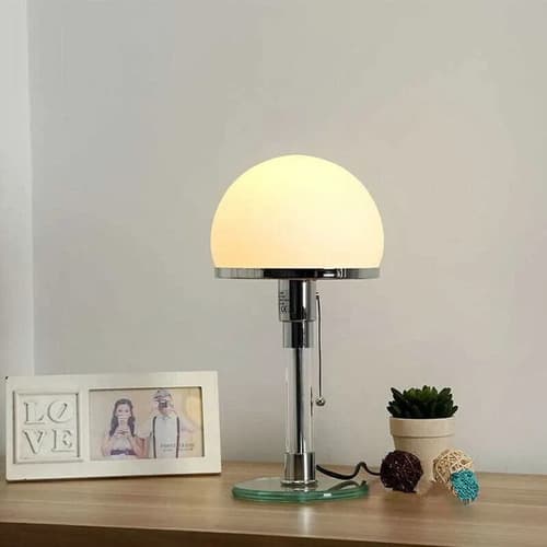 Lampara De Mesa Bauhaus Style Table - A Pedido Cromado 3