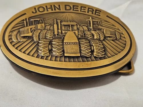 Hebilla Cinturon John Deere 1981 - A Pedido_exkarg Dorado M 2