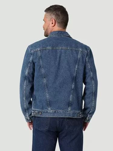Campera Men's Wrangler Cowboy Cut Unlined - A Pedido_exkarg Azul 38 2