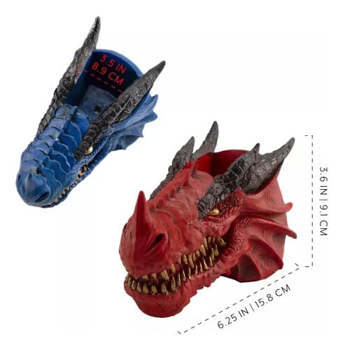 Set Macetas Dragon Head - A Pedido_exkarg Rojo 3