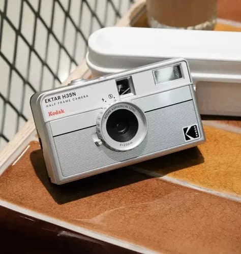 Camara De Fotos Kodak Ektar H35n Stripped - A Pedido_exkarg Plateado 2