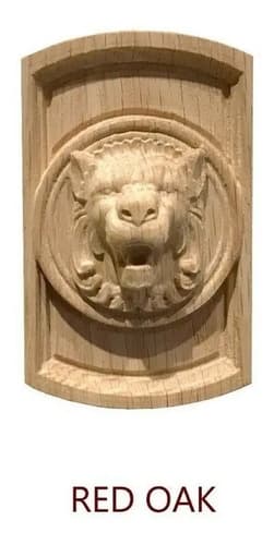 Escultura Decorativa De Madera Lion - A Pedido_exkarg 1 2