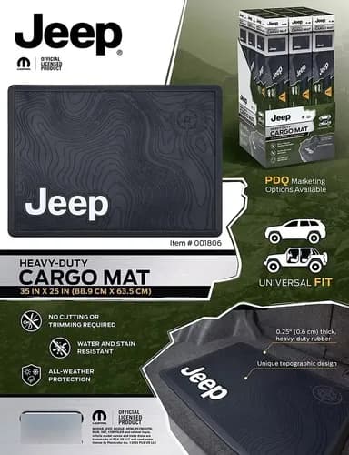 Alfombra De Goma Jeep Original - A Pedido_exkarg Negro 3