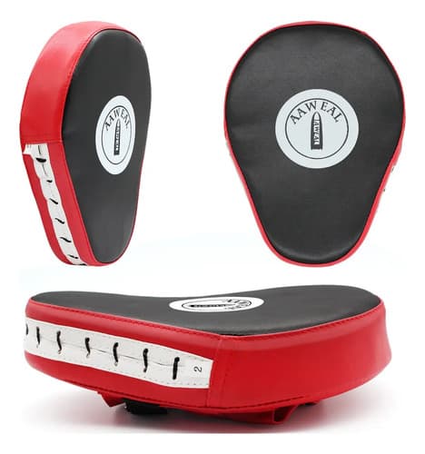 Pads De Entrenamiento Mma Boxeo - A Pedido_exkarg Rojo 3