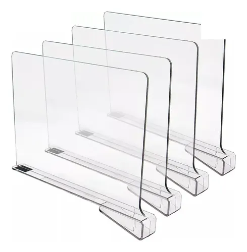 Separadores De Estantes Transparentes - A Pedido_exkarg Transparente