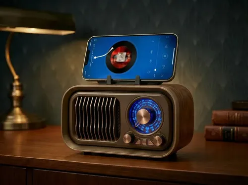 Radio Vintage Bluetooth Am Fm Sw Radio - A Pedido Marrón 2