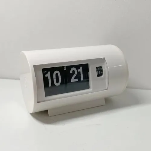 Reloj De Mesa Retro Con Función De Giro - A Pedido Blanco 2