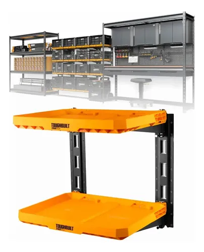 Sistema Organizador Stacktech 2 Estantes - A Pedido Negra 9