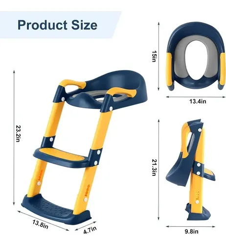 Asiento Para Inodoro Niños - A Pedido_exkarg Azul 2