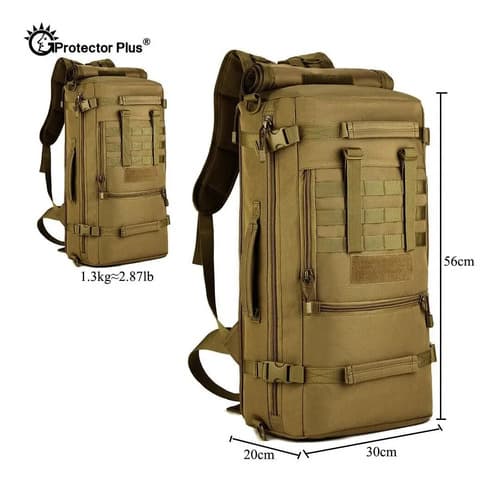 Mochila Protector Plus Outdoor - A Pedido_exkarg Marrón Sólido 4