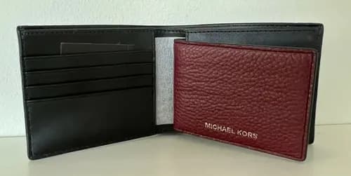 Billetera Michael Kors Pebbled Red Leather - A Pedido_exkarg Rojo 3