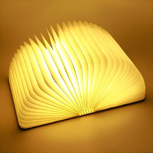 Lampara De Madera Plegable Usb - A Pedido_exkarg Madera