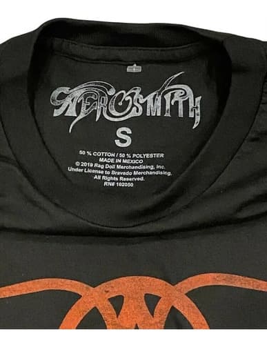 Remera Aerosmith Men's Officially - A Pedido_exkarg Negro M 2