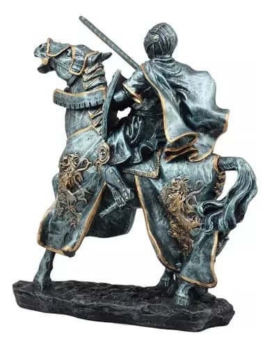 Estatua  Medieval Jousting Suit - A Pedido_exkarg Gris 2