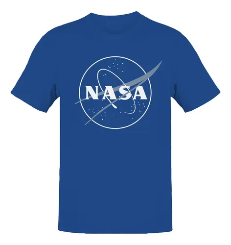 Remera Officially Licensed Nasa Logo - A Pedido_exkarg Azul S 2