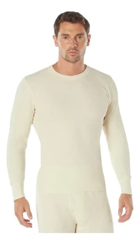 Ropa Interior Térmica De Punto Rothco - A Pedido Negro M 2