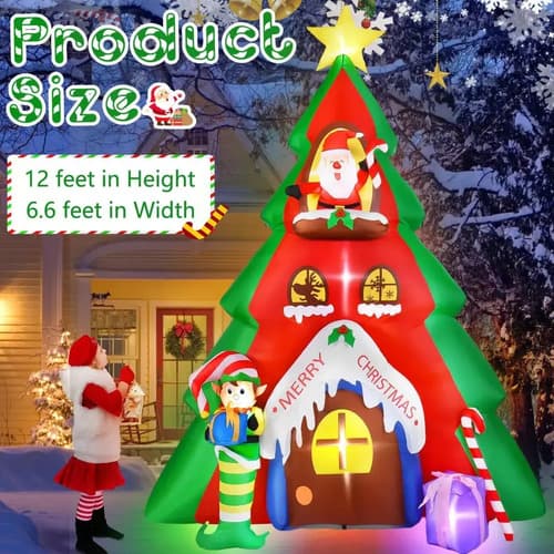Papa Noel Inflable Ft House - A Pedido_exkarg Rojo 4