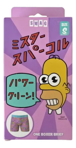 Calzoncillo Mr Chispa / Homero Simpsons - A Pedido_exkarg Rosa 38 2