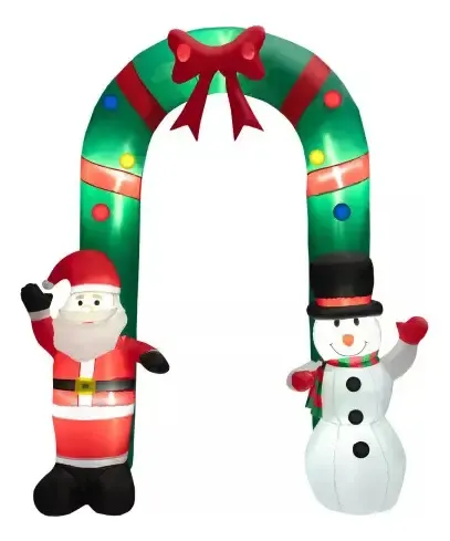 Papa Noel Christmas Arco - A Pedido_exkarg Rojo 3