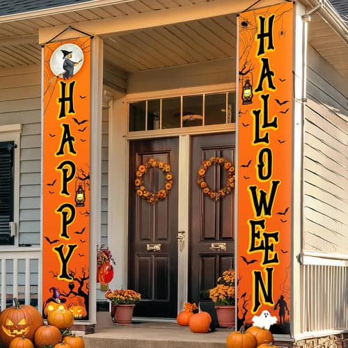 Cartel De Halloween Para Puerta - A Pedido_exkarg X 5