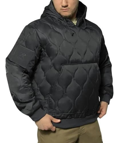 Hoodie Men's Quilted Woobie - A Pedido_exkarg S Verde 3