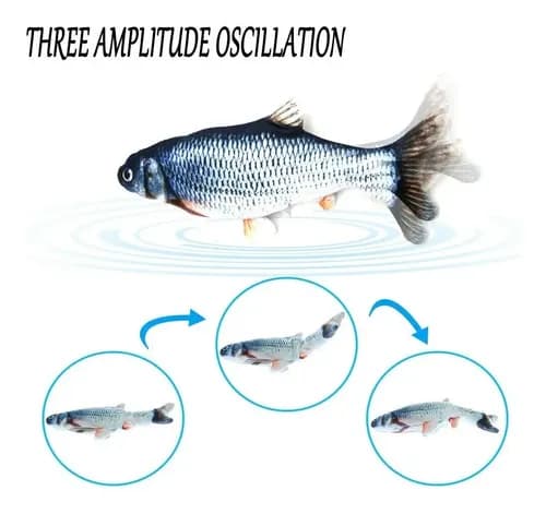 Juguete Para Gatos,pescado Movedizo - A Pedido_exkarg 2