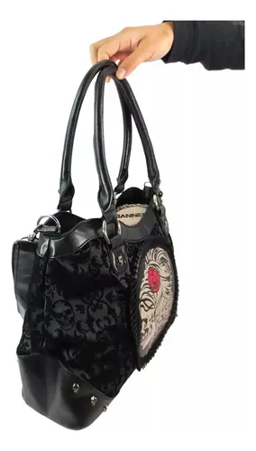 Cartera Goth Steampunk Black - A Pedido_exkarg Negro Dorado 5