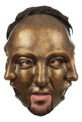 Mascara Ghoulish Productions 3 Faces Gold Mask - A Pedido Dorado 3