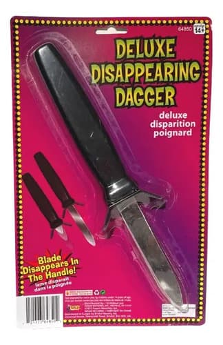 Daga De Broma Que Desaparece - A Pedido_exkarg Negro 4